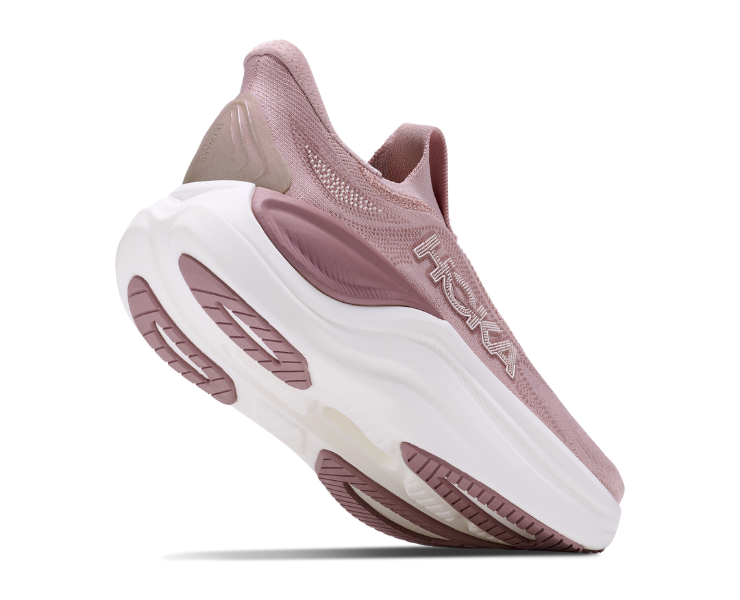 hoka skyward laceless glm women's | pink opal alabaster
