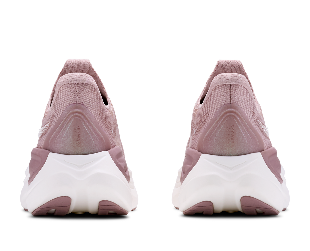 hoka skyward laceless glm women's | pink opal alabaster