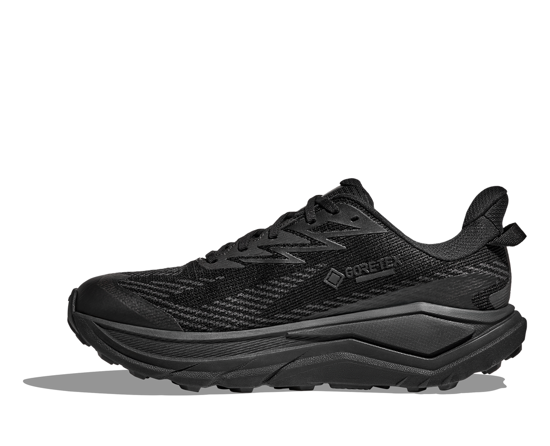 hoka challenger 8 gtx wide men's | black carbon black