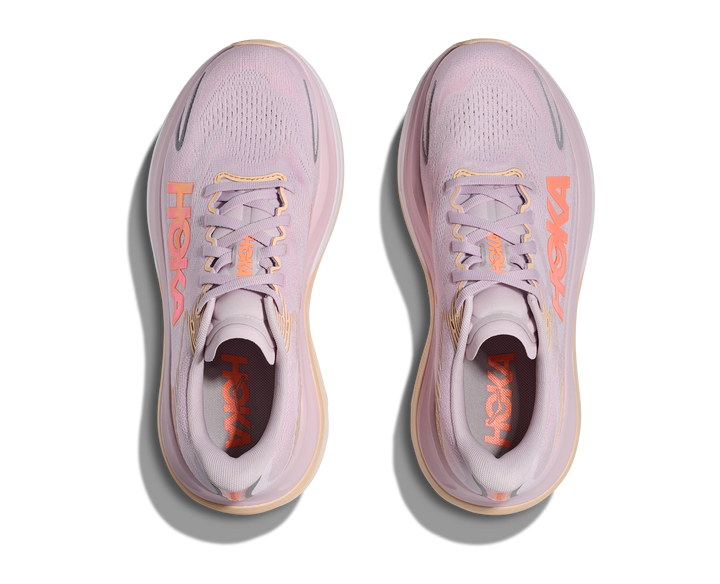 hoka skyward x 2 wide women's | lilac cream / tangerine glow