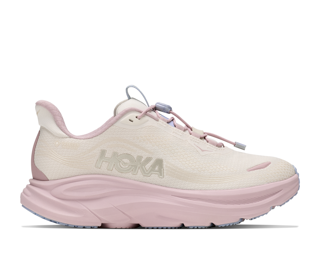 hoka clifton 11 gtx glm women's | alabaster pink opal