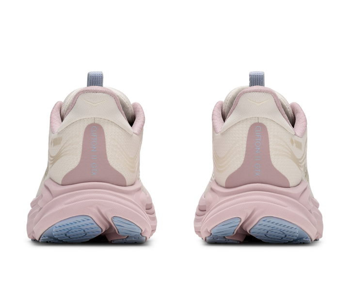 hoka clifton 11 gtx glm women's | alabaster pink opal
