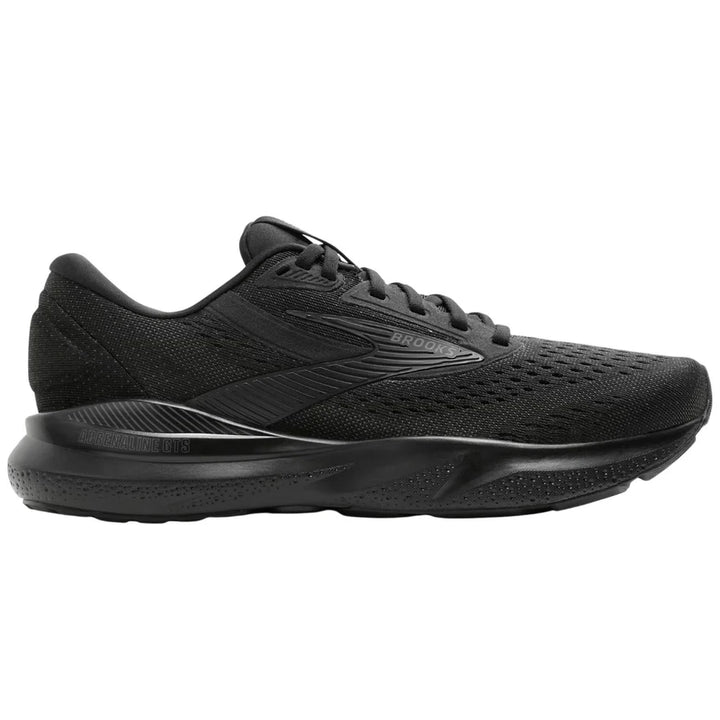 brooks adrenaline gts 24 wide women's | black/black/ebony