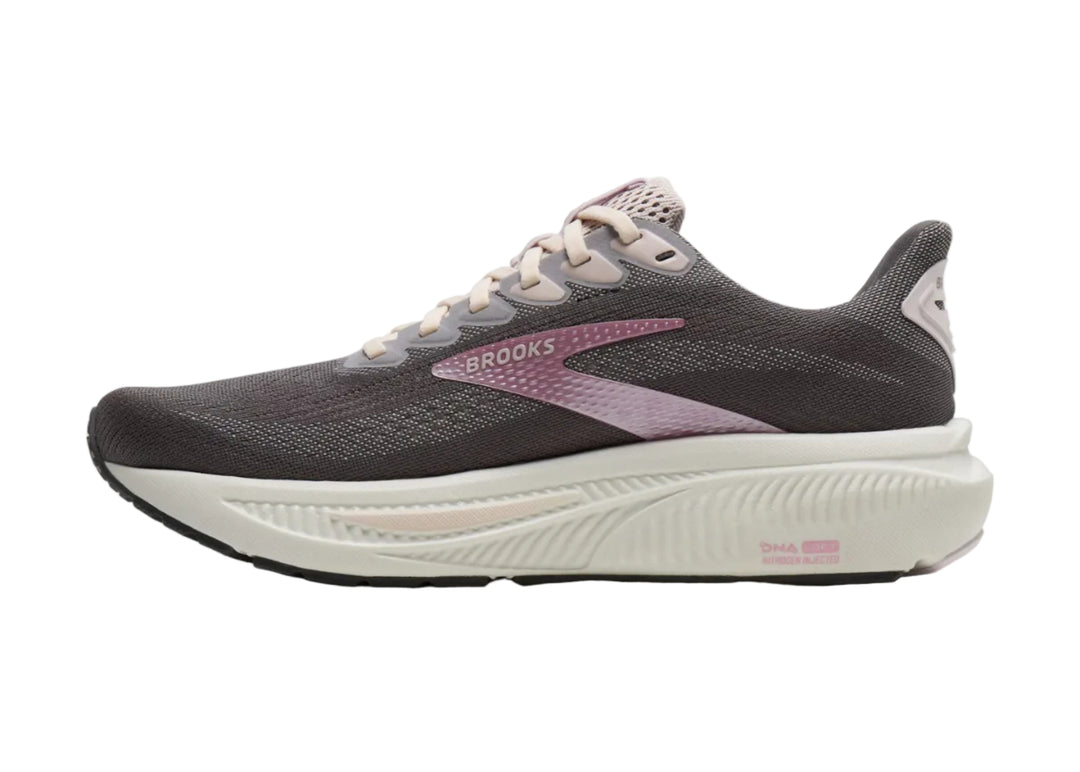 brooks ghost 17 women's | poppy seed/pink/bluewash