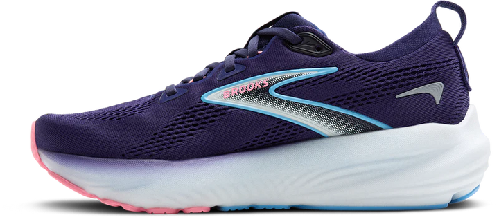 brooks glycerin 22 women's | blue ribbon/peacoat/dianthus