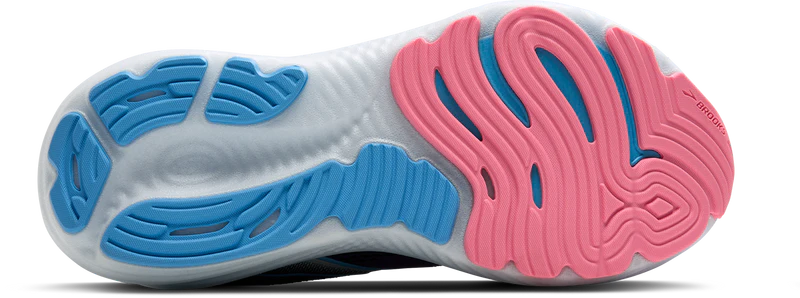 brooks glycerin 22 women's | blue ribbon/peacoat/dianthus