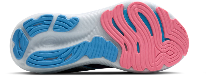 brooks glycerin 22 women's | blue ribbon/peacoat/dianthus