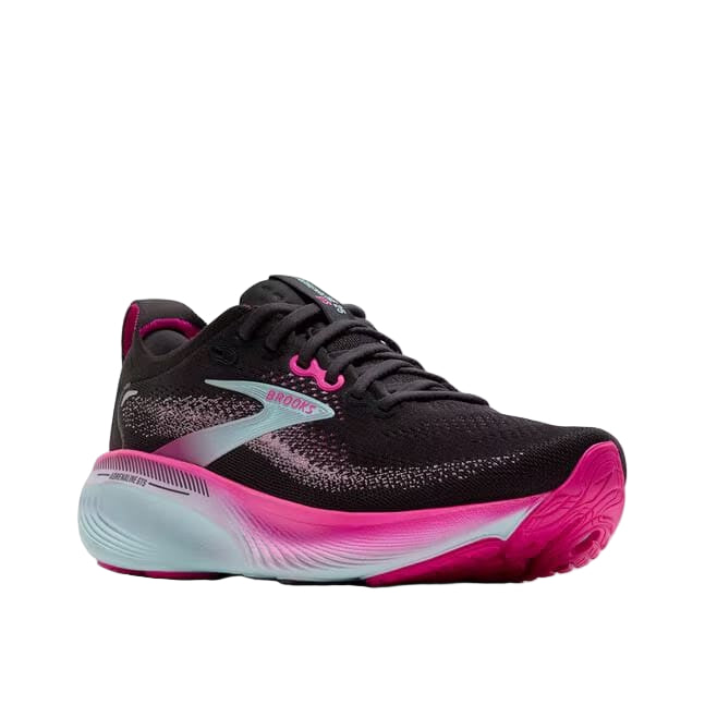brooks adrenaline gts 25 women's | black/cyber pink/iced aqua