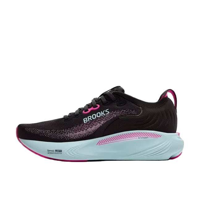 brooks adrenaline gts 25 women's | black/cyber pink/iced aqua