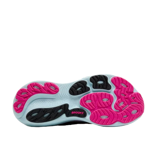brooks adrenaline gts 25 women's | black/cyber pink/iced aqua