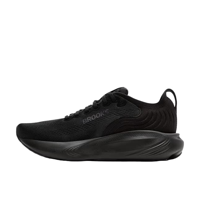 brooks adrenaline gts 25 wide women's | black / black / ebony