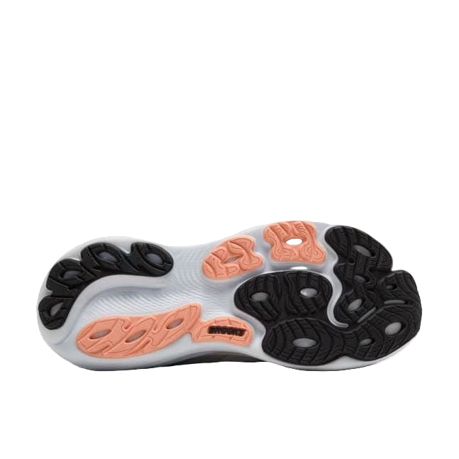 brooks adrenaline gts 25 wide women's | grey / blackened pearl / coral