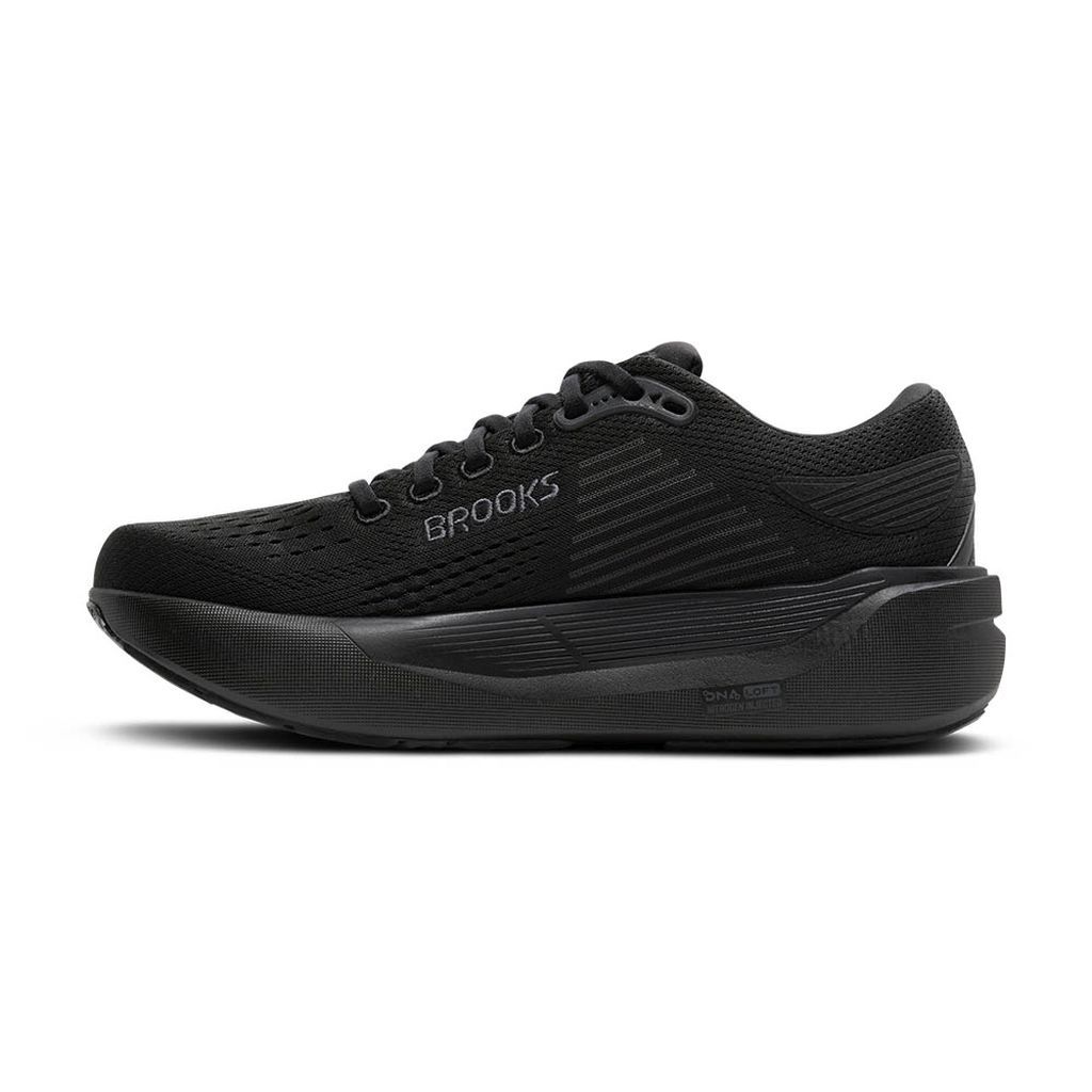 brooks ghost max 3 wide women's | black/black/ebony