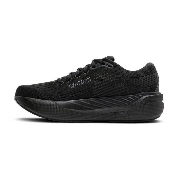 brooks ghost max 3 wide women's | black/black/ebony