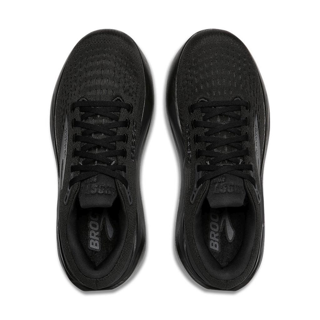 brooks ghost max 3 wide women's | black/black/ebony