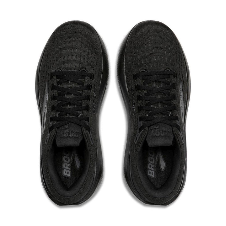 brooks ghost max 3 wide women's | black/black/ebony