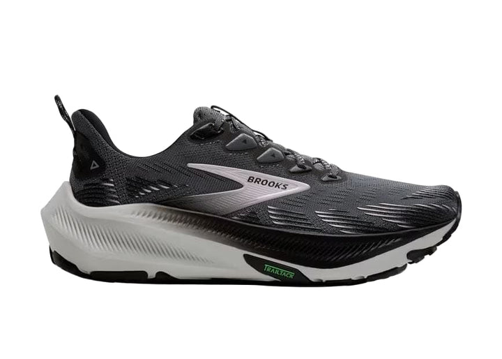 brooks ghost trail women's | poppy seed / black / pink