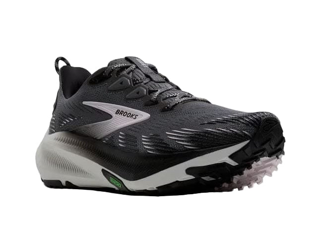 brooks ghost trail wide women's | poppy seed / black / pink