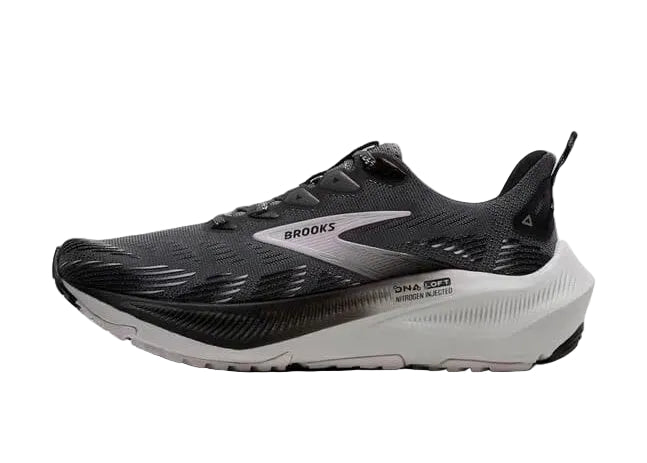 brooks ghost trail wide women's | poppy seed / black / pink