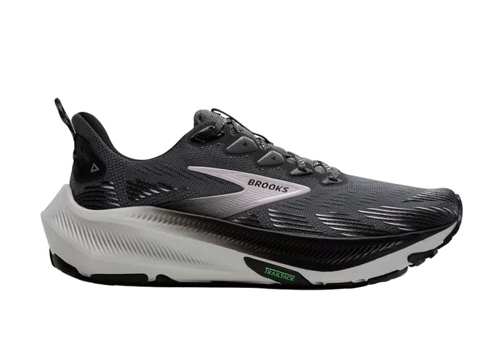 brooks ghost trail wide women's | ]poppy seed / black / pink