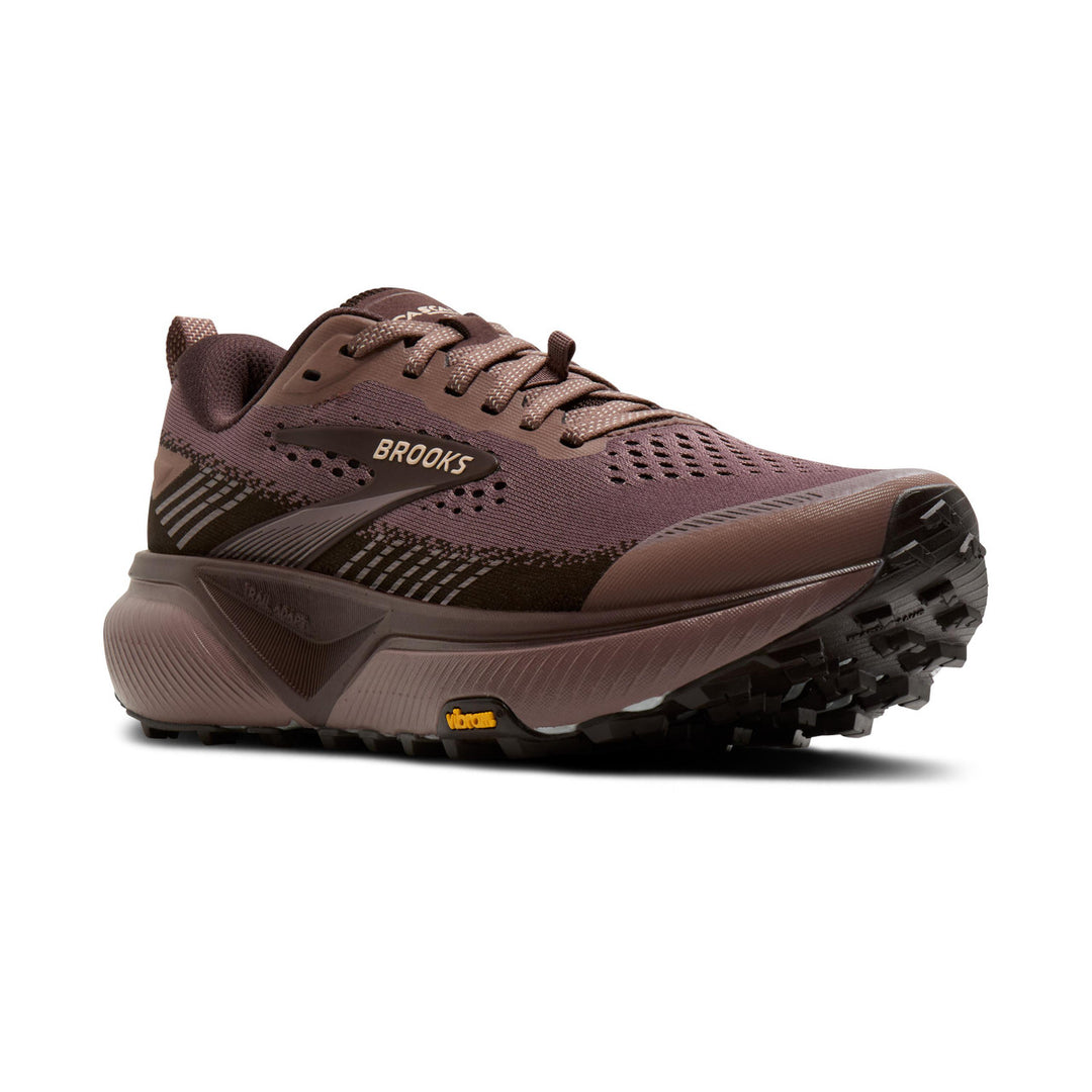 brooks cascadia 20 women's | peppercorn coffee rose