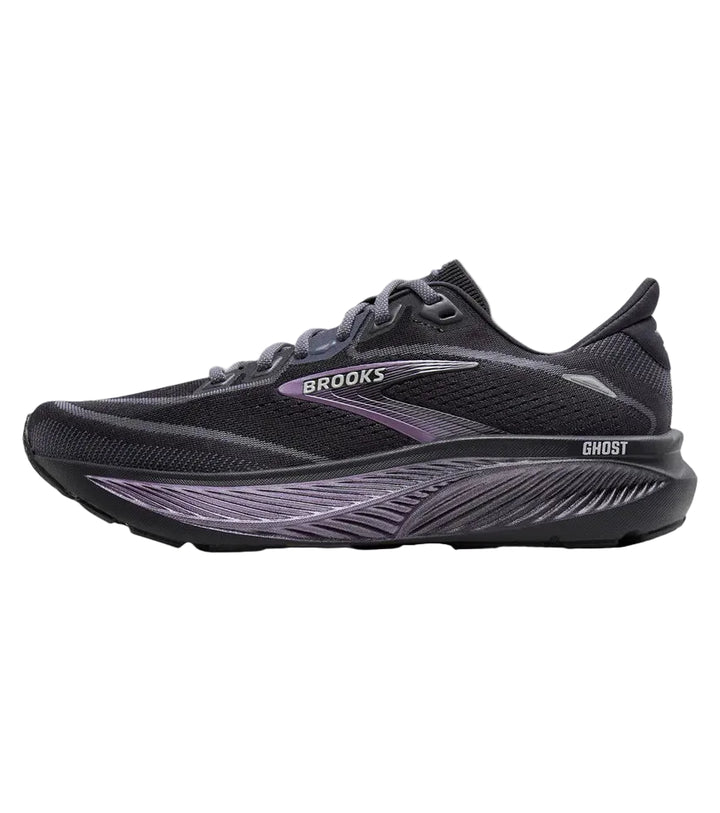 brooks ghost 18 women's | ebony folkstone metallic