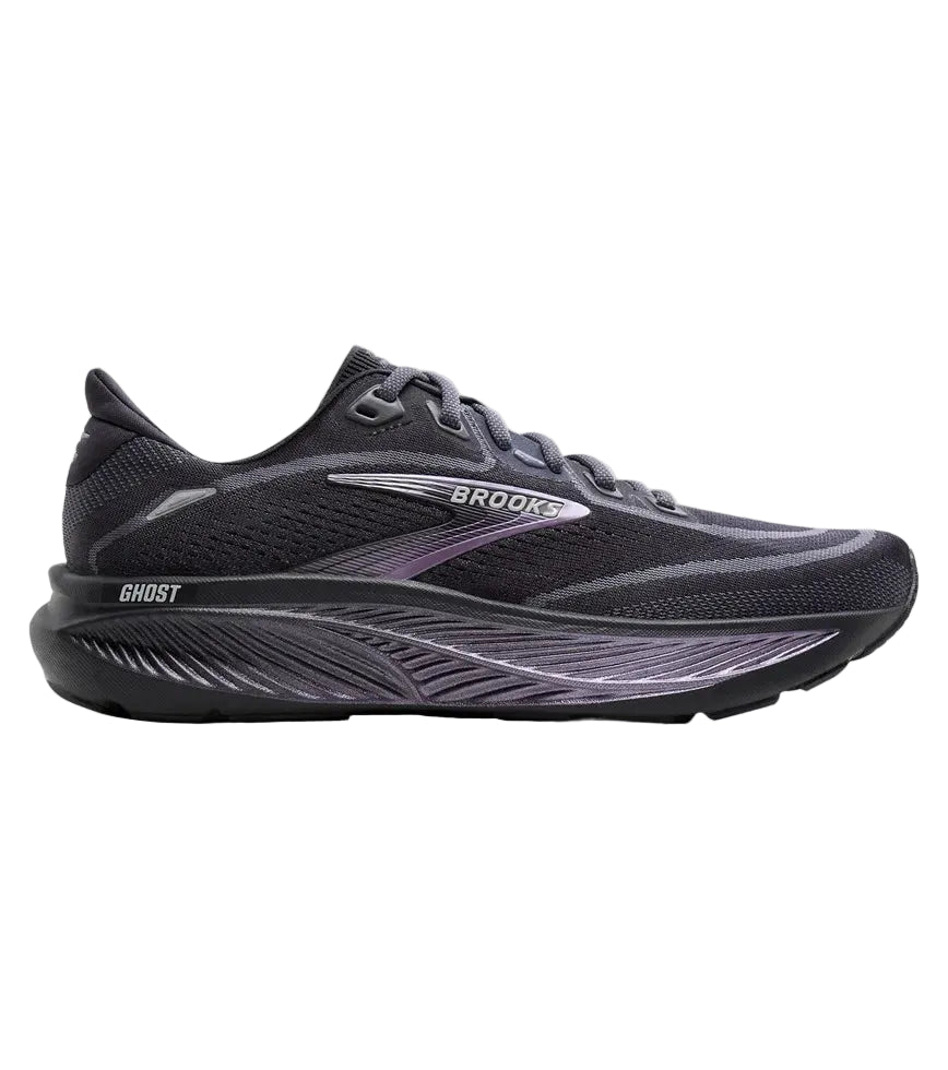 brooks ghost 18 women's | ebony folkstone metallic