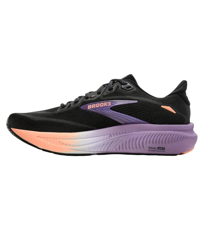 brooks ghost 18 women's | black mulled grape peach