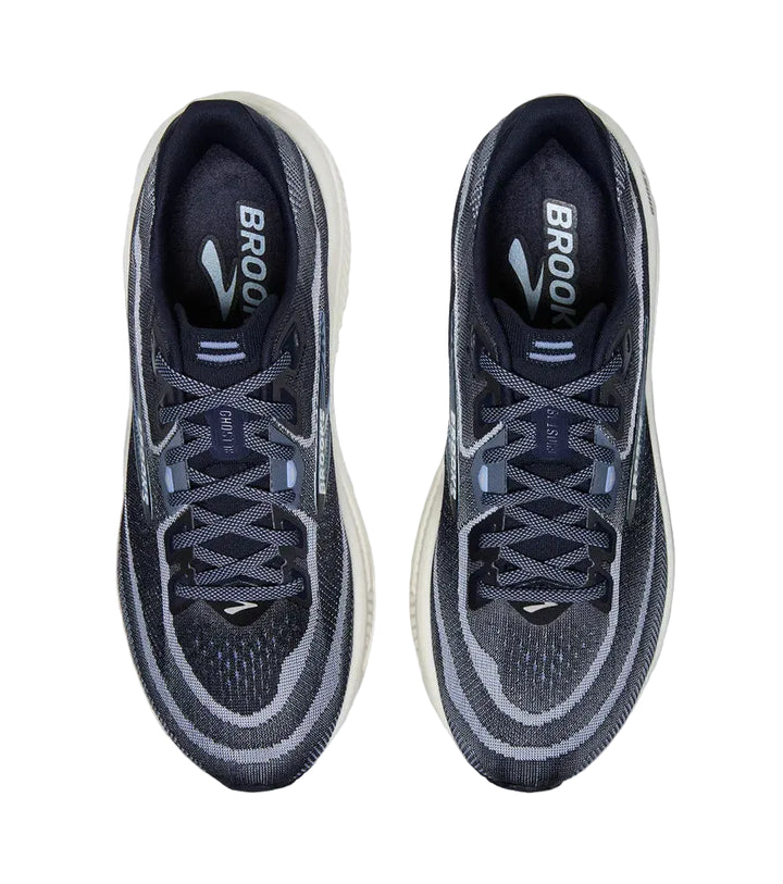 brooks ghost 18 women's | navy rain washed coconut