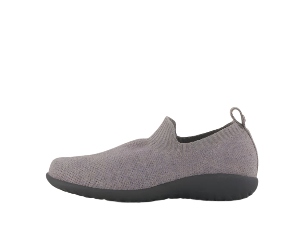 naot nuku women's | gry knit w/blk