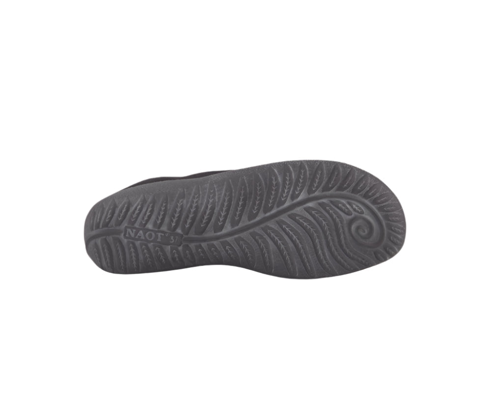 naot nuku women's | blk knit/grey