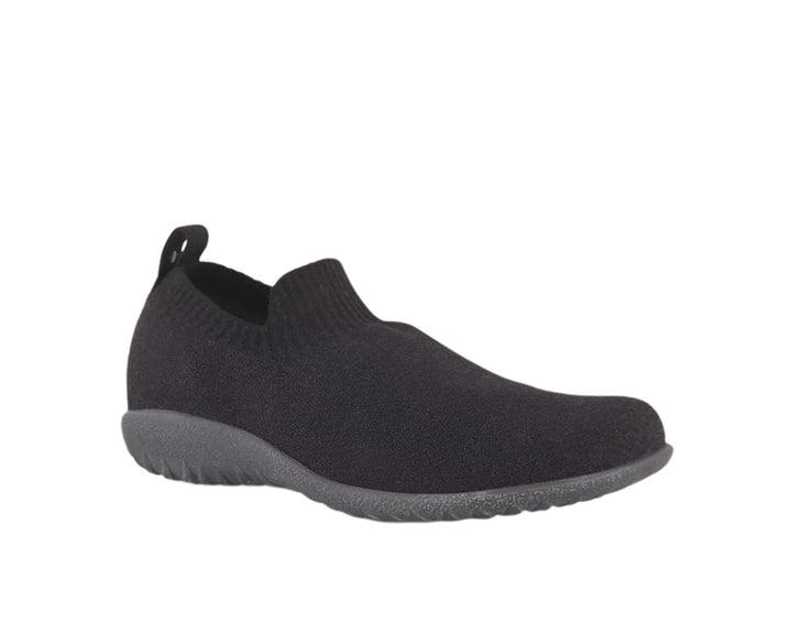 naot nuku women's | blk knit/grey