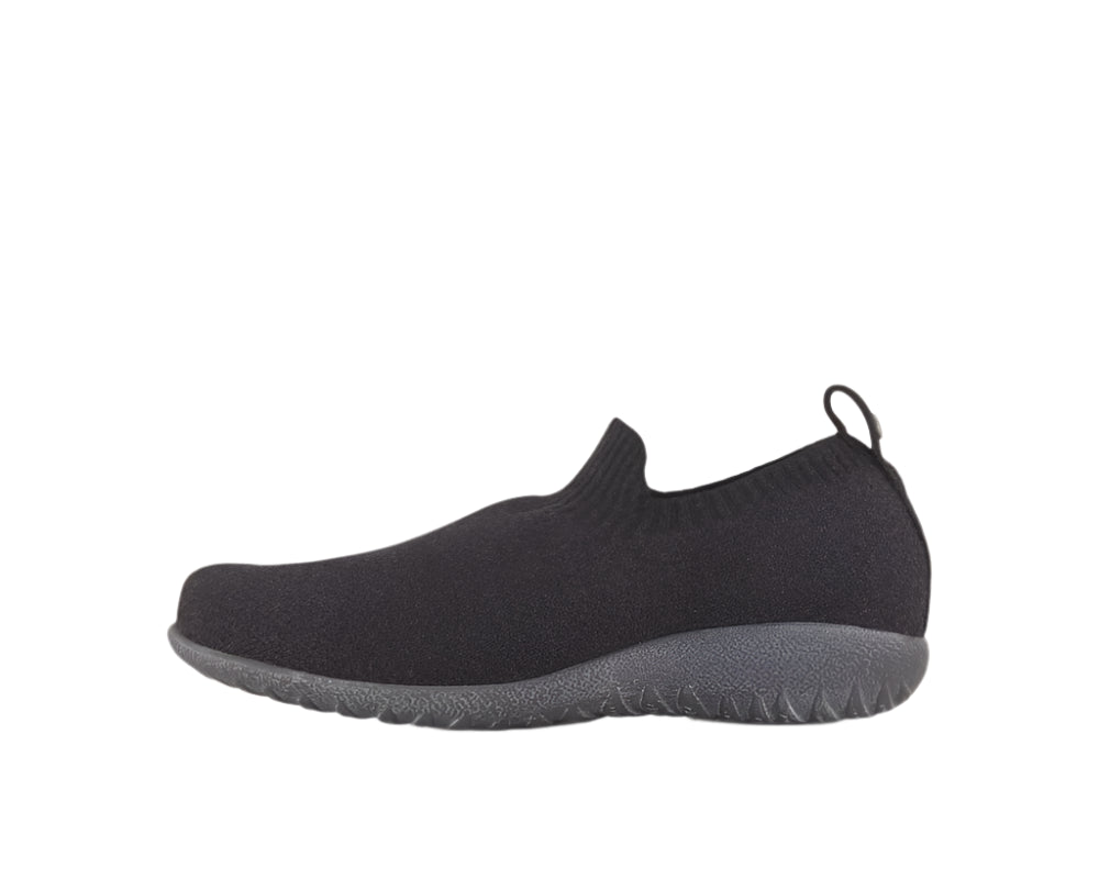 naot nuku women's | blk knit/grey
