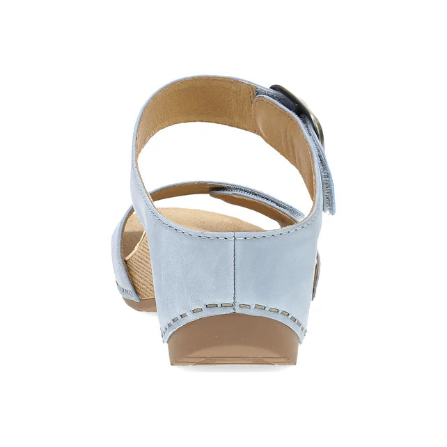 dansko tanya adjustable strap sandals women's | sky nubuck
