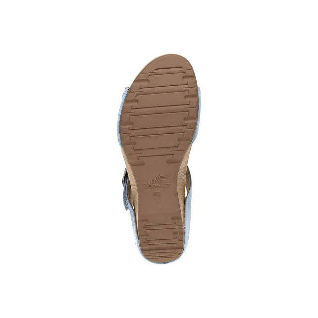 dansko tanya adjustable strap sandals women's | sky nubuck