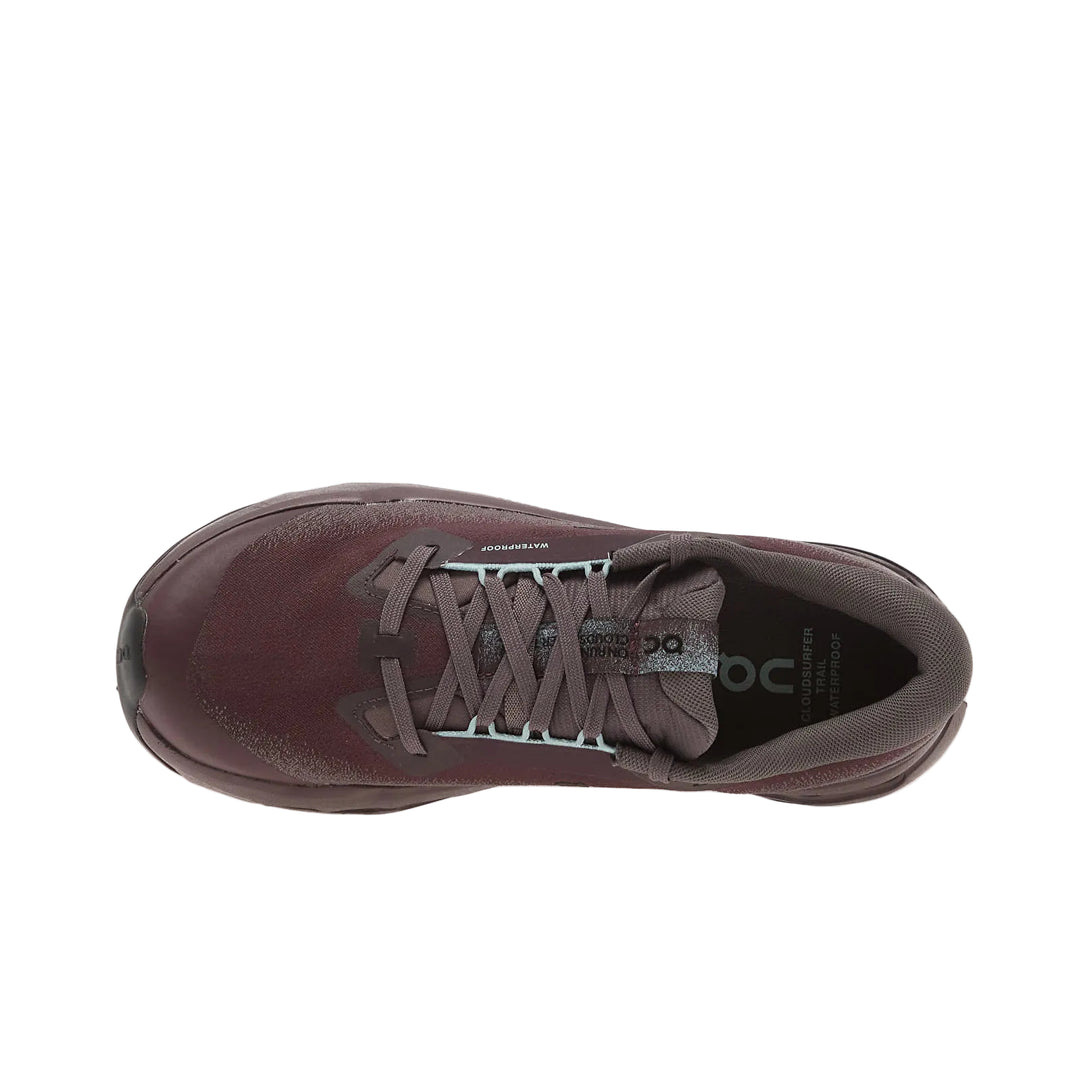on cloudsurfer trail 2 waterproof women's | urchin pebble