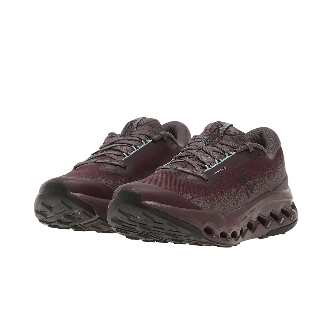 on cloudsurfer trail 2 waterproof women's | urchin pebble