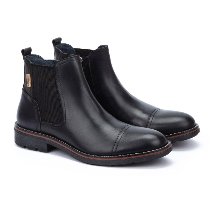 pikolinos york ankle boots men's | black