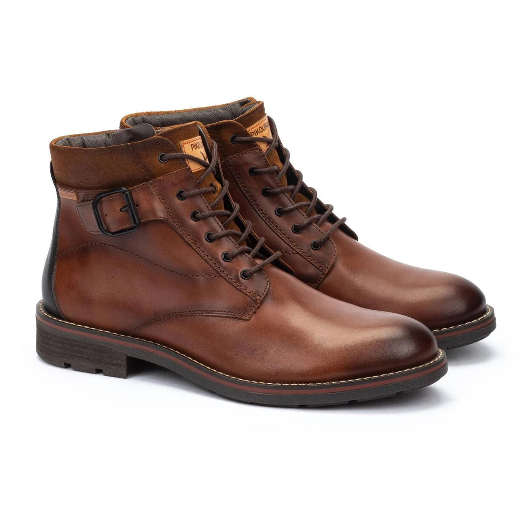 pikolinos york ankle boots men's | cuero