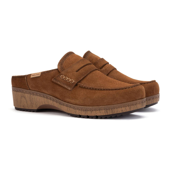 pikolinos granada penny clog women's | brandy