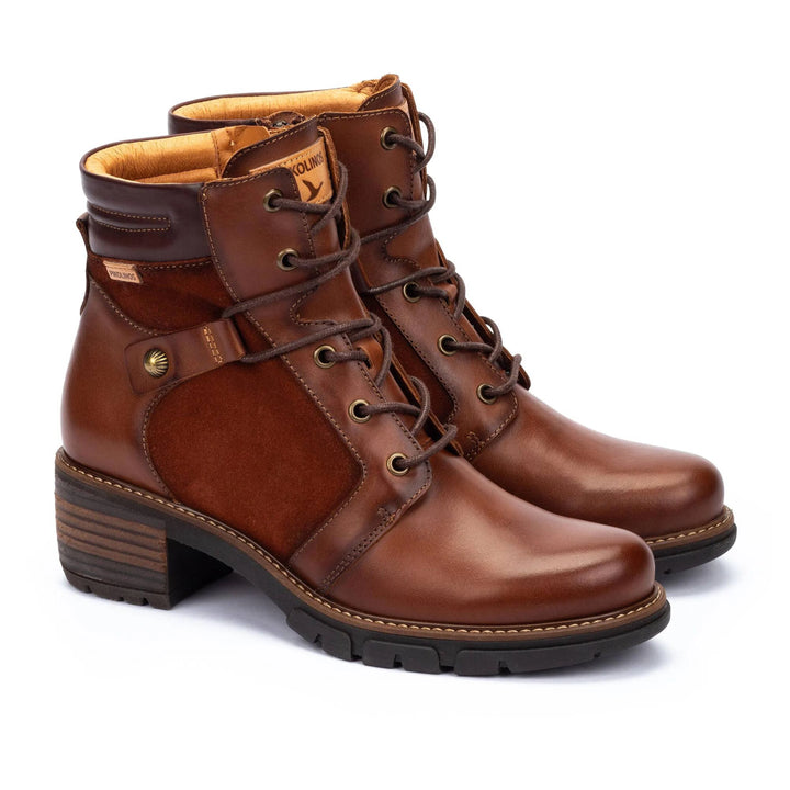 pikolinos san sebastia lace up women's | cuero