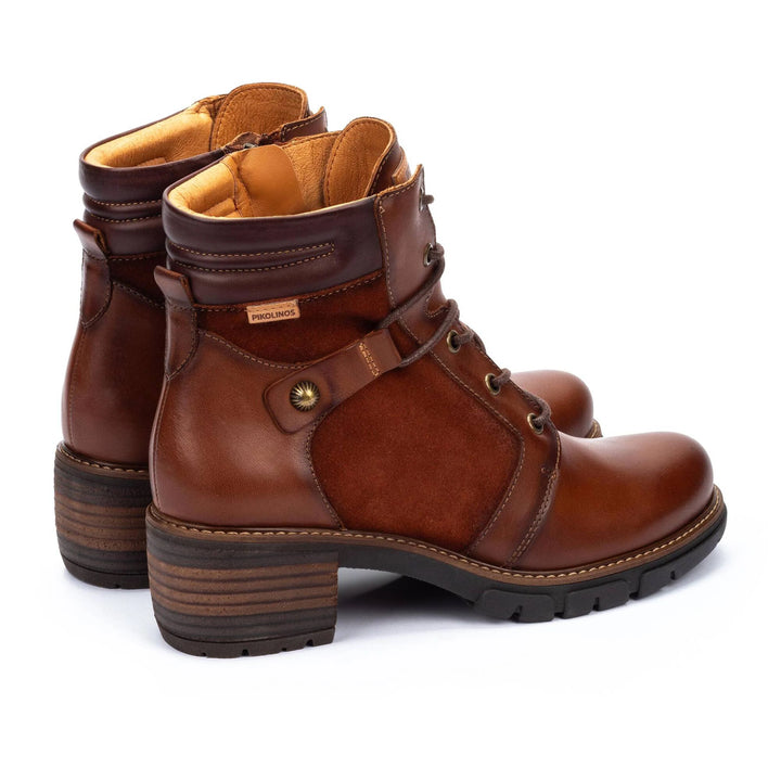 pikolinos san sebastia lace up women's | cuero