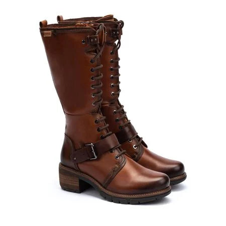 pikolinos san sebastia lace up women's | cuero