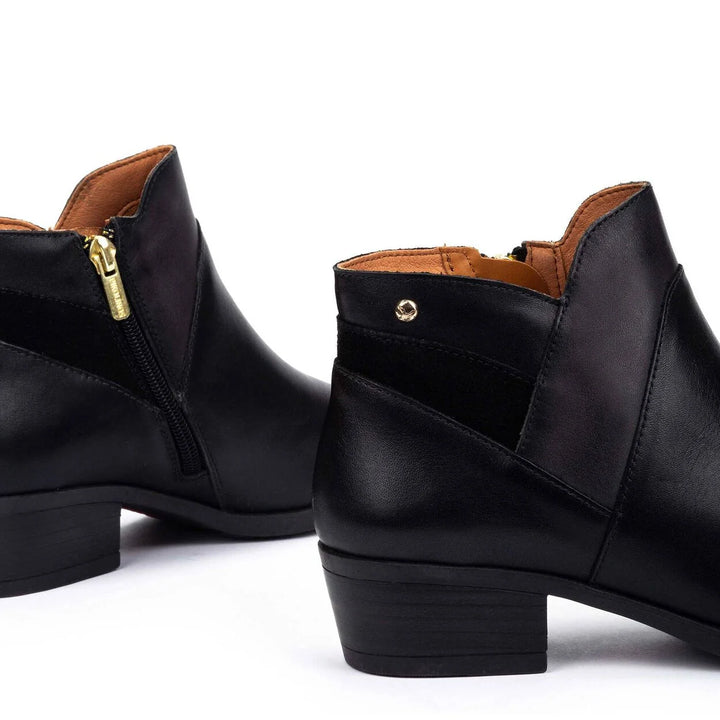 pikolinos daroca short angle boots women's | black