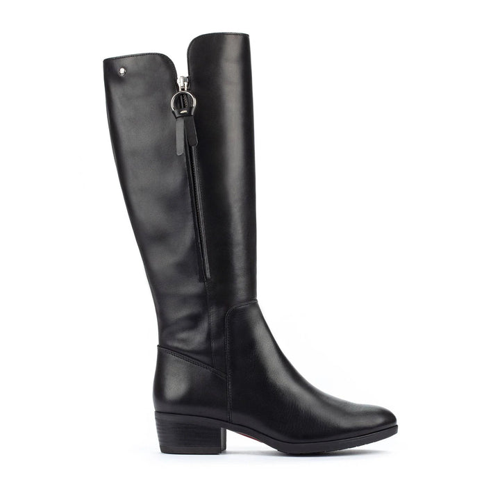 pikolinos daroca tall zipper boot women's | black