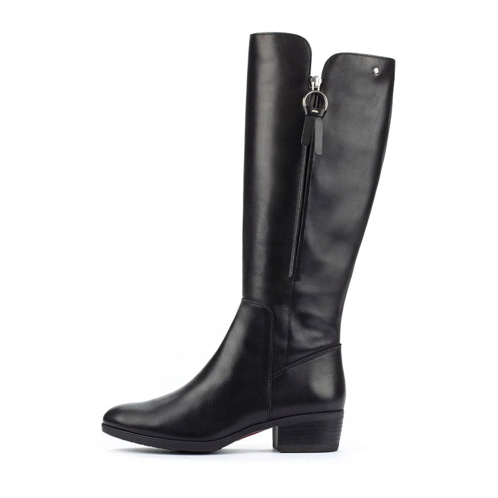 pikolinos daroca tall zipper boot women's | black