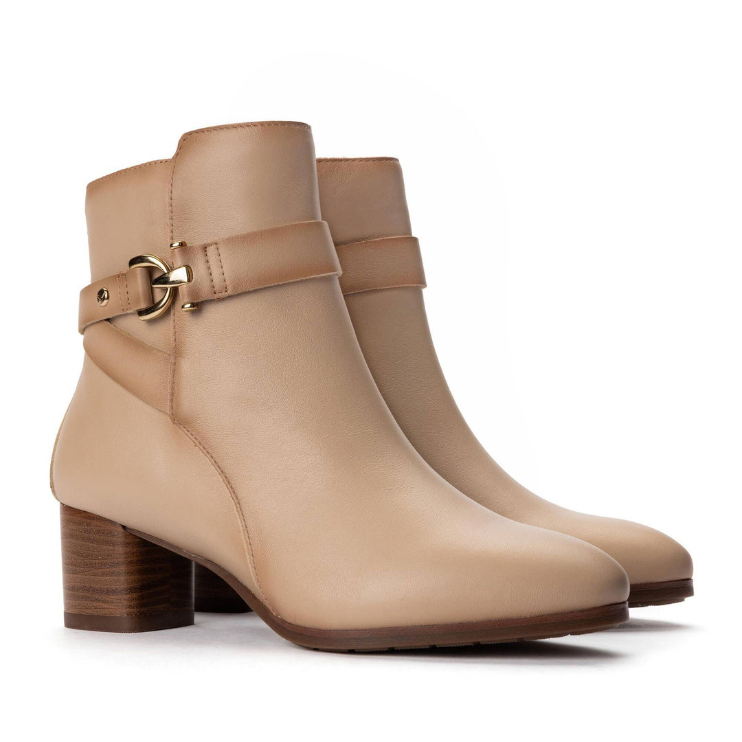 pikolinos calafat heeled boot women's | stone
