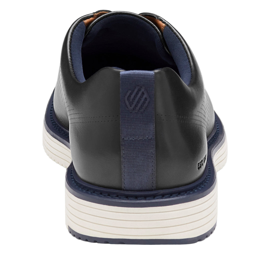 johnston murphy upton one-piece perfed plain toe men's | black
