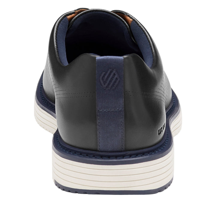 johnston murphy upton one-piece perfed plain toe men's | black