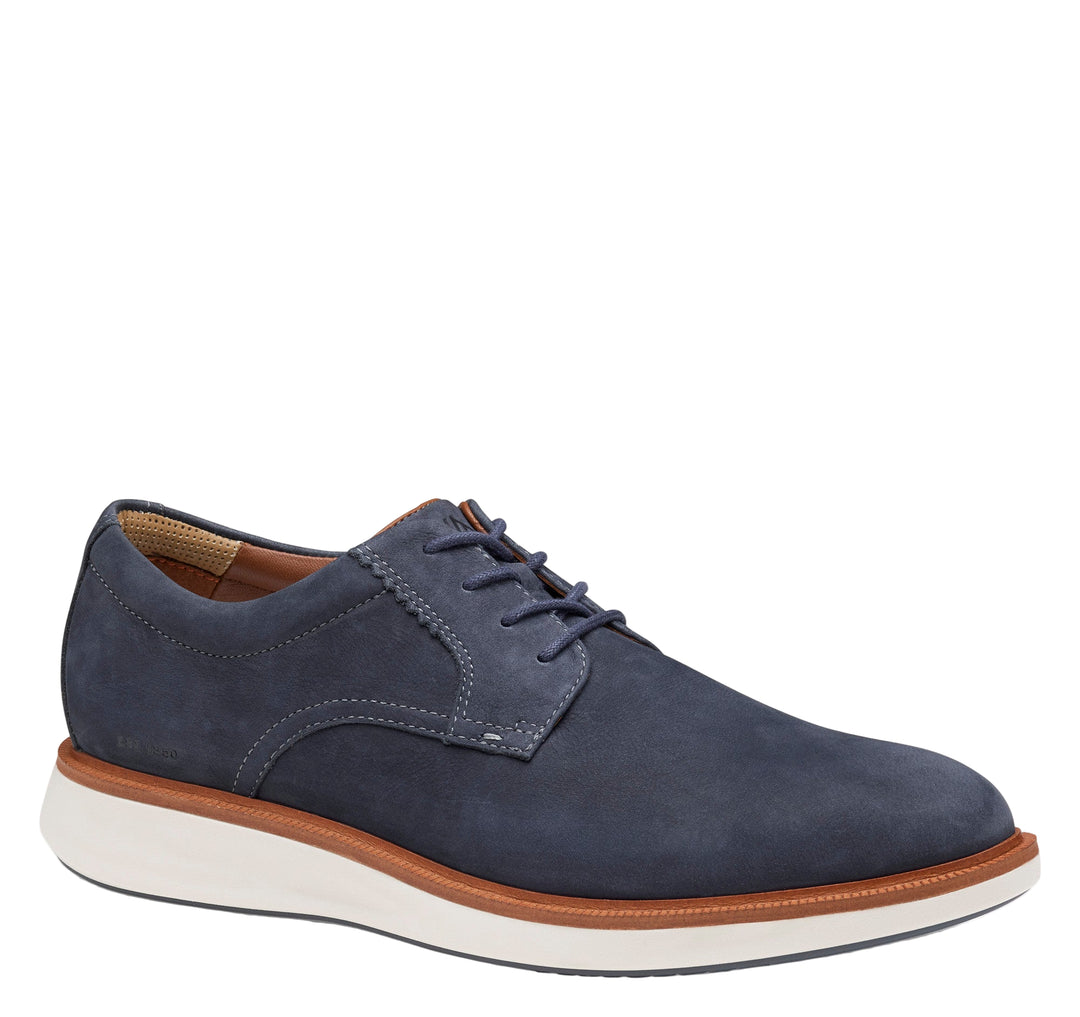 johnston murphy xc+™ parker plain toe men's | navy nubuck